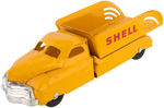 "BUDDY L SHELL" TRUCK & CAN BANK.