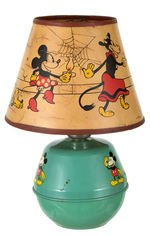 MICKEY MOUSE LAMP WITH RARE SHADE.