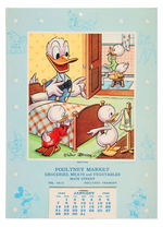 DONALD DUCK & NEPHEWS "BEDTIME" 1945 CALENDAR.