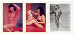 BETTIE PAGE CHEESECAKE PHOTO TRIO.