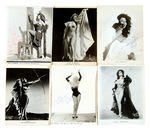 BURLESQUE PERFORMER SIGNED PHOTO LOT.