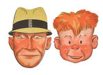 DICK TRACY/DICK TRACY JR. PREMIUM MASK PAIR.