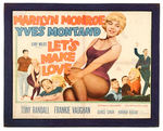 MARILYN MONROE "LET'S MAKE LOVE" THEATER POSTER.