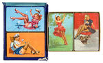 PIN-UP DOUBLE PLAYING CARD DECK PAIR.