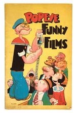 "POPEYE FUNNY FILMS" CUT-OUT BOOK BY SAALFIELD.