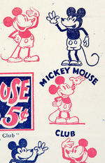 "MICKEY MOUSE CANDY BAR" EARLY AND RARE WRAPPER.