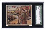 "HORRORS OF WAR" KEY CARD #277 WITH HITLER SGC GRADED 40 VG 3.