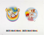 THE GRATEFUL DEAD - "EUROPE '72" ICE CREAM KID ALBUM COVER PRINTER'S PROOF DOUBLE-SIGNED BY KELLEY.