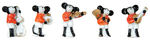 MICKEY MOUSE SMALL GERMAN BAND FIGURINES.