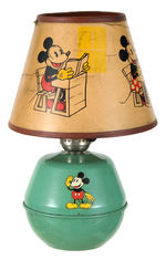 MICKEY MOUSE LAMP WITH RARE SHADE.