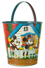 DISNEY MULTI-CHARACTER LARGE SAND PAIL.