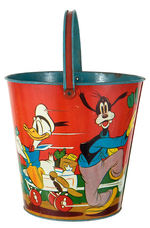 DISNEY MULTI-CHARACTER LARGE SAND PAIL.