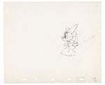 BRAVE LITTLE TAILOR PRODUCTION DRAWING TRIO FEATURING MICKEY & MINNIE MOUSE.