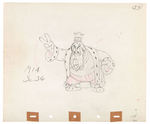 BRAVE LITTLE TAILOR PRODUCTION DRAWING TRIO FEATURING MICKEY & MINNIE MOUSE.