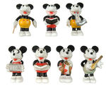 MICKEY MOUSE BISQUE BAND FIGURINES.