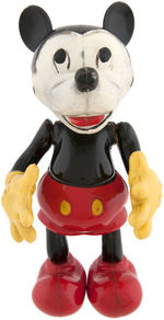 MICKEY MOUSE JOINTED PLASTIC FIGURE BY COVENTRY OF GREAT BRITAIN.