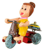 WILMA FLINTSTONE TRICYCLE BY MARX.