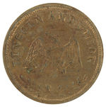 LINCOLN 1864 CAMPAIGN TOKEN TRIO.