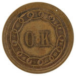 LINCOLN 1864 CAMPAIGN TOKEN TRIO.