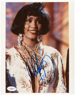 WHITNEY HOUSTON SIGNED PHOTO.