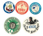 RADIO AND COMIC CHARACTER 1930s CLUB MEMBERS BUTTONS.