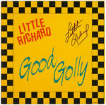 LITTLE RICHARD SIGNED "GOOD GOLLY" LP ALBUM COVER.