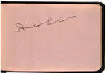 AMELIA EARHART SIGNATURE IN AUTOGRAPH ALBUM.