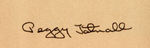 AMELIA EARHART SIGNATURE IN AUTOGRAPH ALBUM.