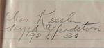 AMELIA EARHART SIGNATURE IN AUTOGRAPH ALBUM.