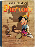 WALT DISNEY SIGNED "PINOCCHIO" HARDCOVER BOOK.