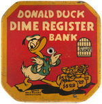 "DONALD DUCK DIME REGISTER BANK."