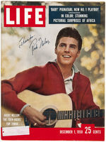 RICK NELSON SIGNED "LIFE" MAGAZINE.