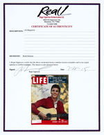 RICK NELSON SIGNED "LIFE" MAGAZINE.