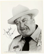 JACKIE GLEASON SIGNED "SMOKEY AND THE BANDIT" MOVIE STILL.