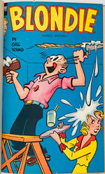 BLONDIE #62-73 HARVEY FILE EDITORIAL 1954 BOUND VOLUME.