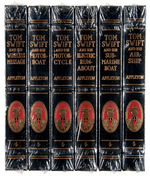 “TOM SWIFT” COMPLETE SET OF SIX EASTON PRESS LEATHER BOUND BOOKS SEALED & MINT AS ISSUED.