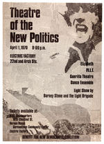 "THEATRE OF THE NEW POLITICS BENEFIT FOR NEW DEMOCRATIC COALITION" POSTER WITH THE BEATLES.