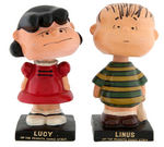 PEANUTS - LUCY & LINUS BOBBING HEAD PAIR.