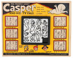 "CASPER" SLIDING TILE PUZZLE ON STORE CARD.