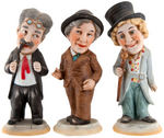 MOVIE STAR COMEDIANS LOT OF SEVEN BISQUE FIGURES.