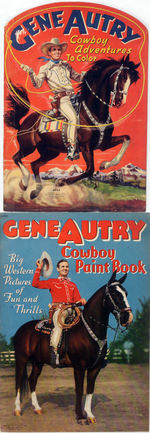 "GENE AUTRY COWBOY" COLORING BOOKS.