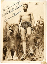 TARZAN ACTOR GLENN MORRIS SIGNED FAN PHOTO.