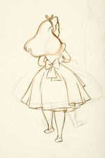 ALICE IN WONDERLAND SEQUENCE OF 26 PRODUCTION DRAWINGS.