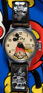 "MICKEY MOUSE INGERSOLL WRIST WATCH" BOXED 1935 VERSION.