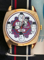 "LAUREL & HARDY TIME" BOXED WATCH.