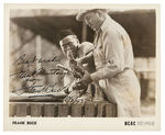 FRANK BUCK SIGNED PUBLICITY PHOTO.