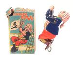 "CLIMBING PIRATE" BOXED STRING CLIMBING TOY BY T.P.S."