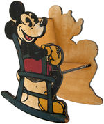 MICKEY & MINNIE MOUSE CHILD'S ROCKING CHAIR.