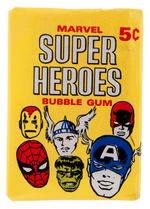 "MARVEL SUPER HEROES" DONRUSS FULL GUM CARD DISPLAY BOX.