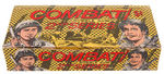 “COMBAT 2ND SERIES” DONRUSS NEAR FULL GUM CARD DISPLAY BOX.